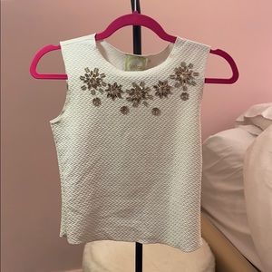 Alythea white fitted top